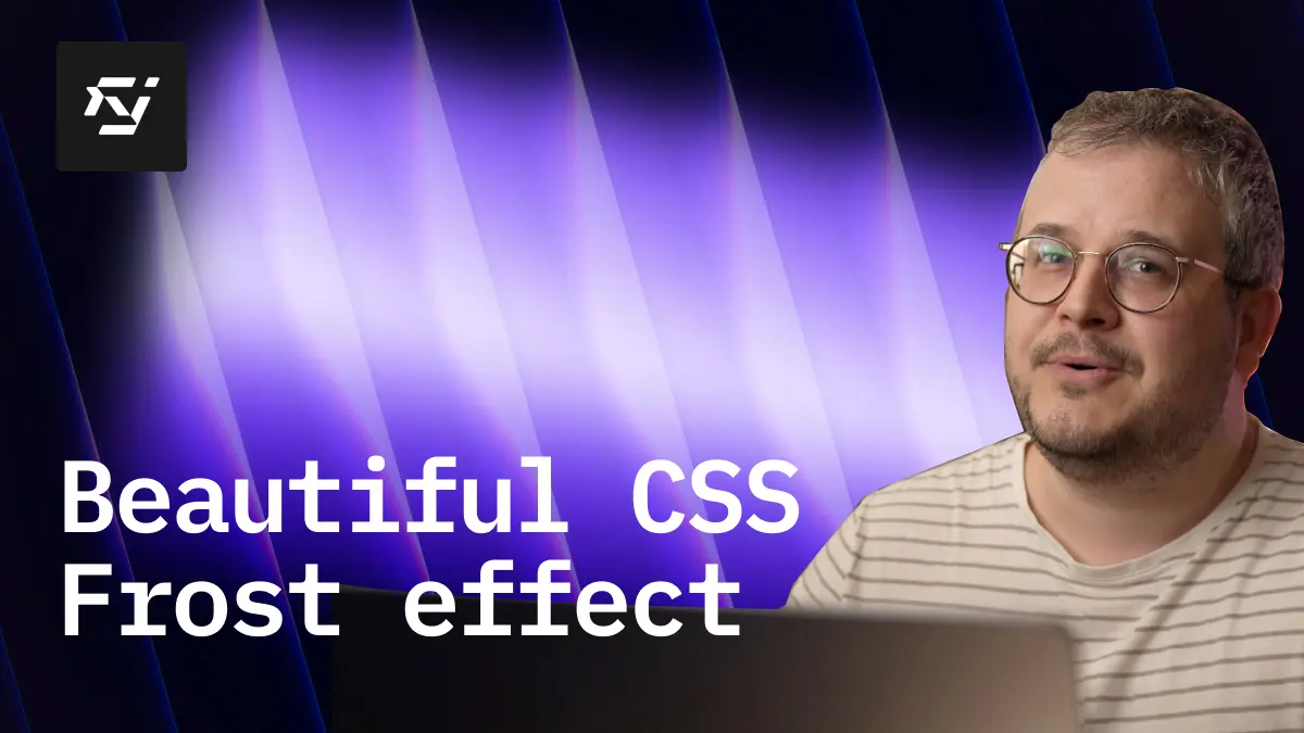 Video cover image of video: Making a frosted glass effect with CSS